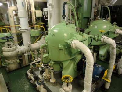 High Speed Centrifuge on Ship: Construction and Working