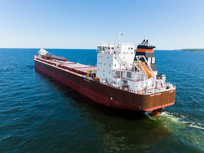 Modern laker Mark W. Marker begins sea trials