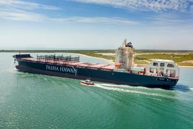 Pasha Hawaii Takes Delivery of LNG-fueld Containership