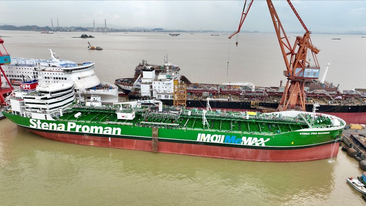 Second Stena Proman methanol tanker launched