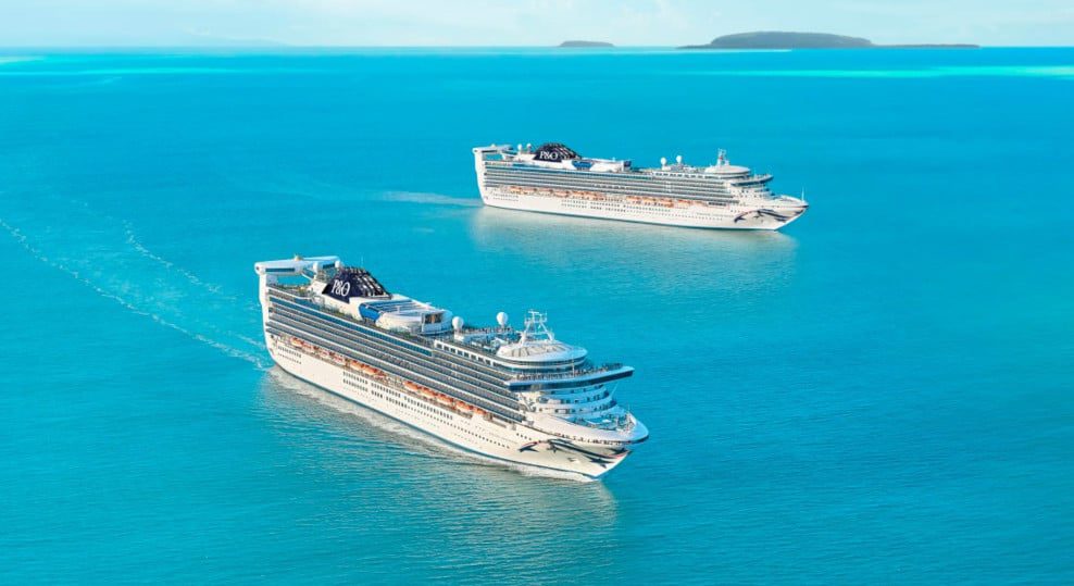 Two P&O Cruise Ships Have Historic Encounter