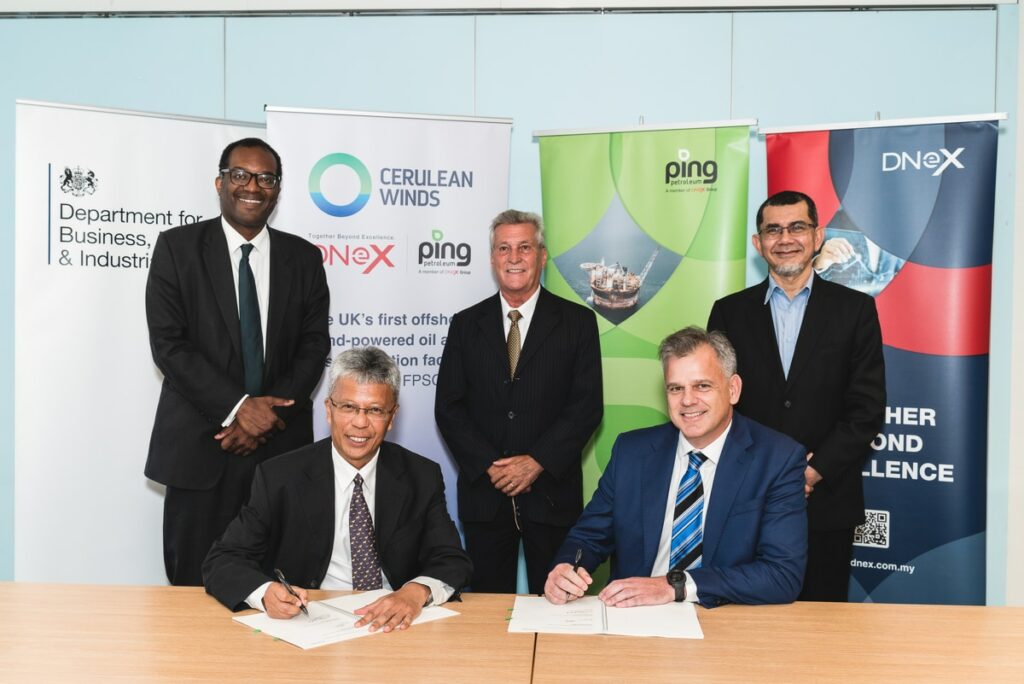 Agreement signed for one of UK’s first wind-powered oil & gas production facilities
