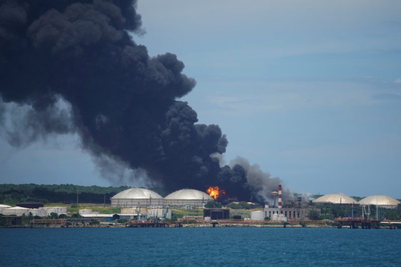 Cuba Gets Help From Mexico, Venezuela To Fight Port Fire