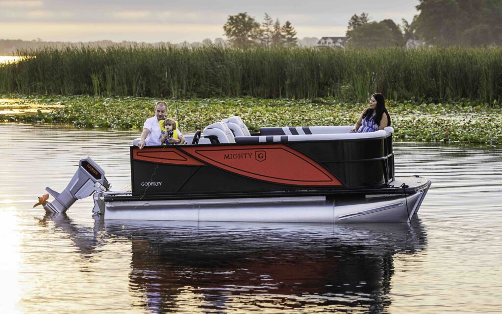 Pontoon boat builder announces electric model