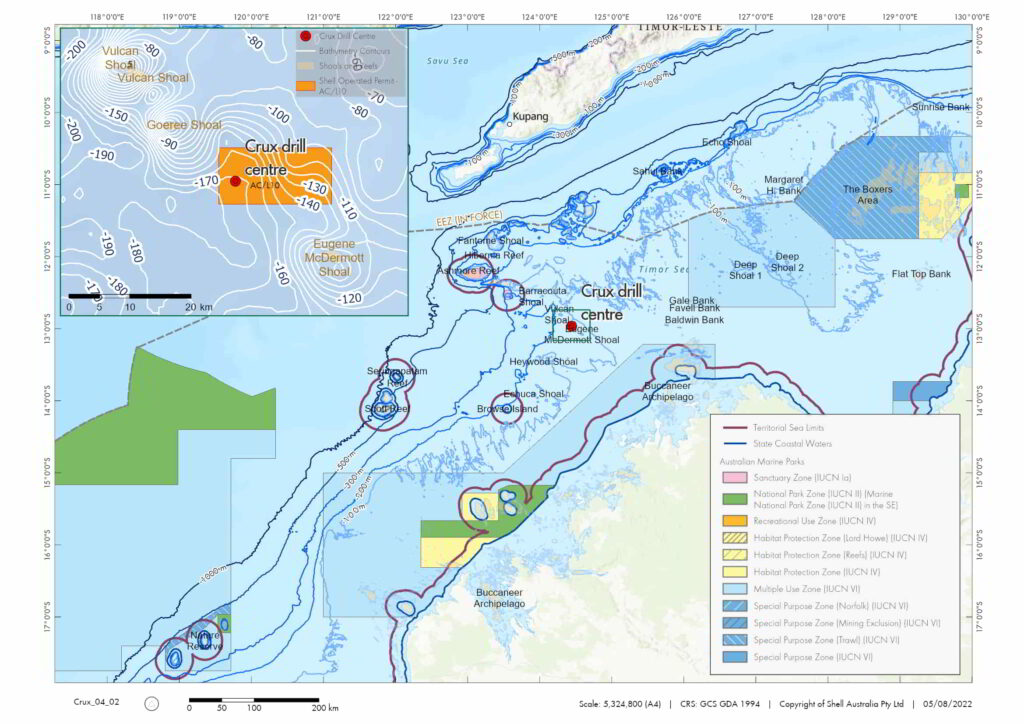 Shell seeking approval for development drilling on gas project off Australia