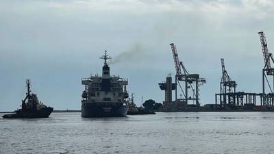 Ship Carrying First Ukrainian Grain on Track for Safe Arrival