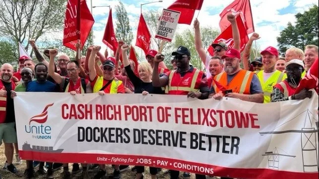 Union Threatens Prolonged Action as Tempers Flare at Felixstowe