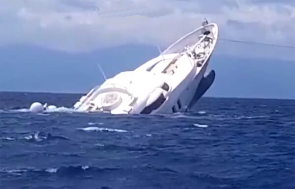 Video: Italian Coast Guard Rescues Nine Before Superyacht Sinks