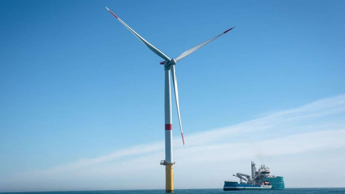 All 80 turbines installed at France’s first offshore windfarm