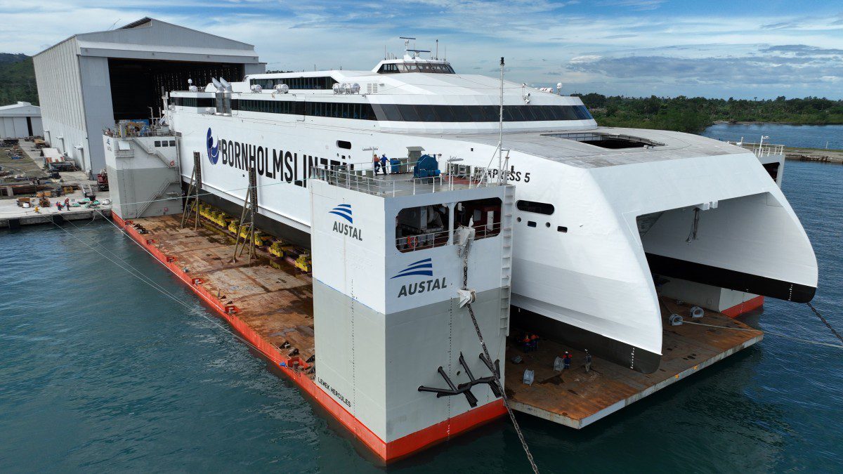 Austal Philippines Launches The Largest Ferry Constructed By An Austal Shipyard