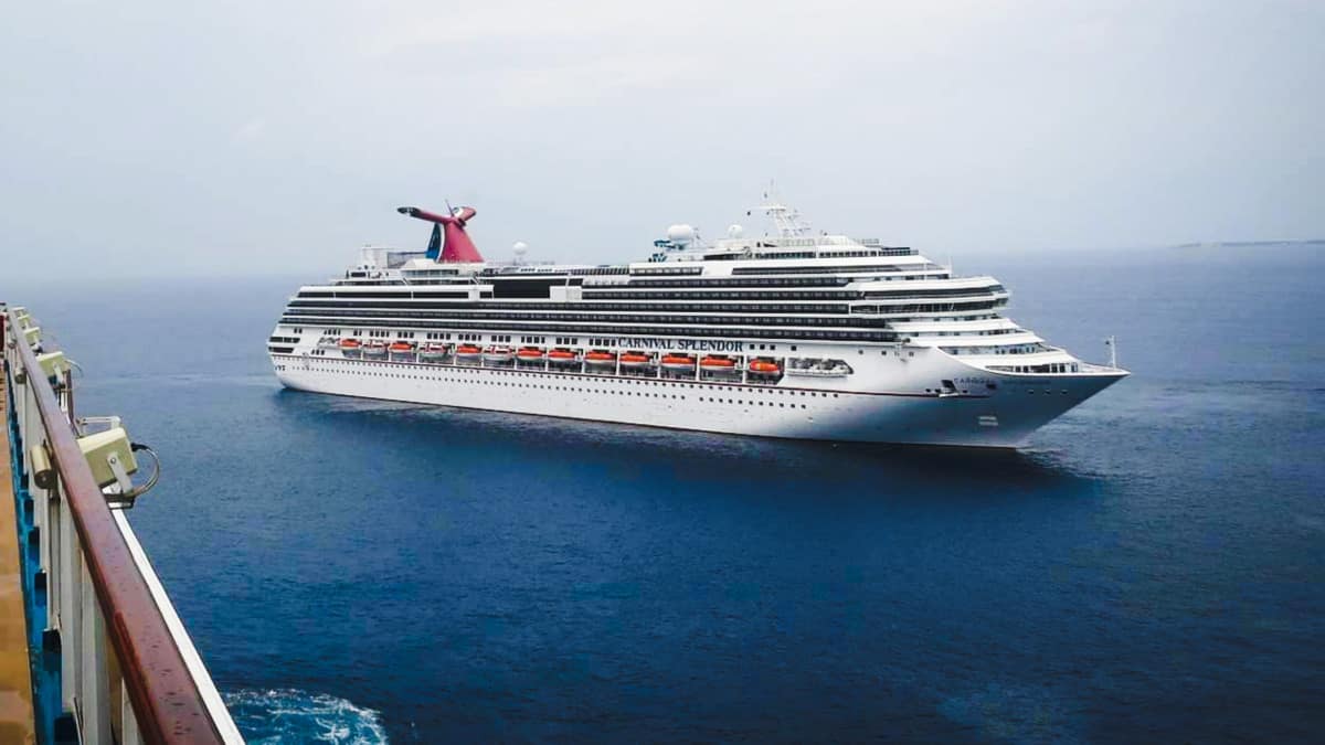 Carnival Cruise Ship Crosses a Line That Not Many Often Get to Experience