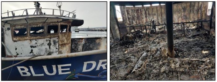 Cause Of Fire Aboard Fishing Vessel Blue Dragon Determined By NTSB Cause Of Fire Aboard Fishing Vessel Blue Dragon Determined By NTSB