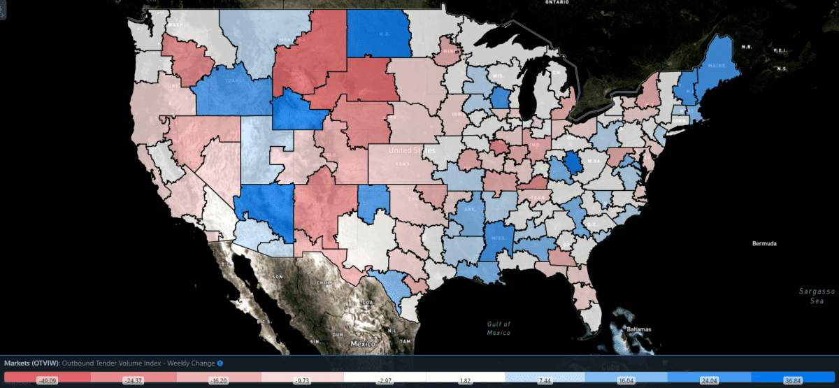 Freight demand, rejection rates remain relatively stagnant