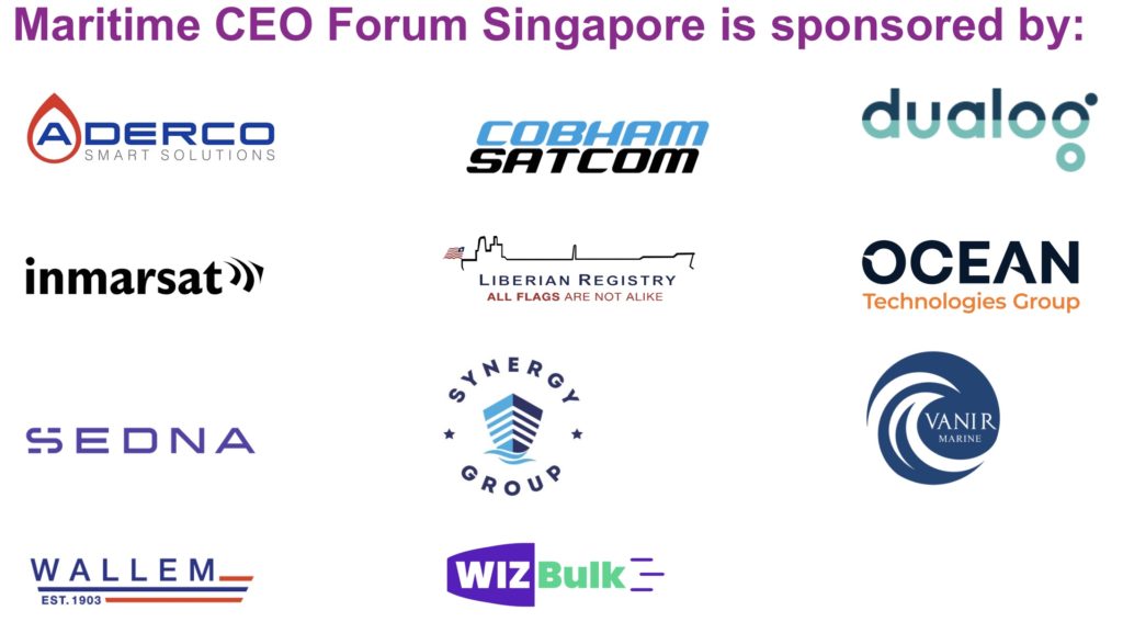 Maritime CEO Forum Singapore line-up revealed Maritime CEO Forum Singapore line-up revealed