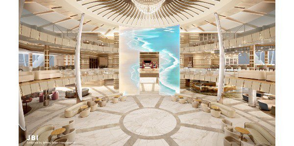 Next-gen Princess Cruises ship Sun Princess sports geodesic dome