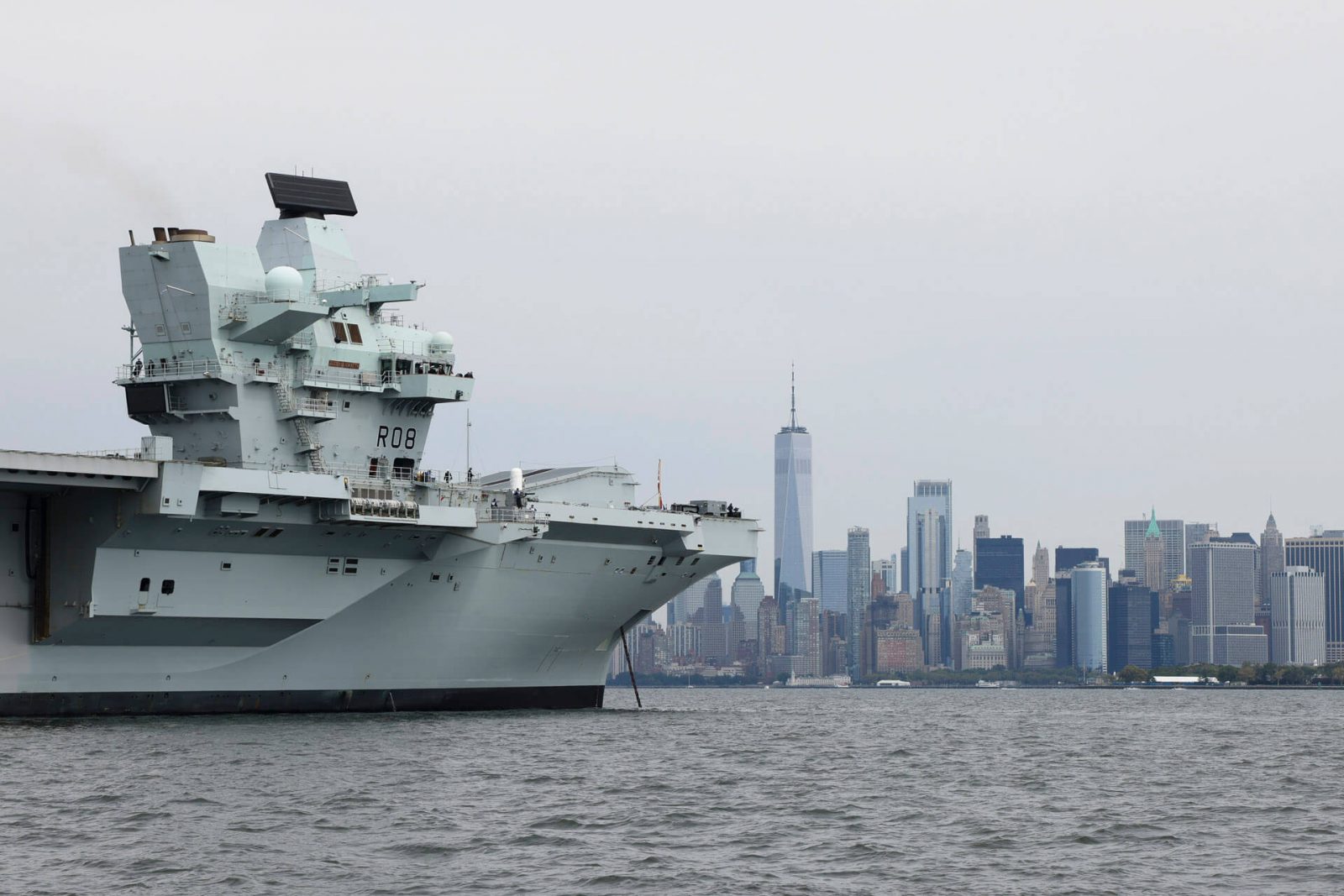 Royal Navy Carrier Calls in New York City
