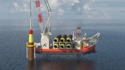 Cadeler’s Hybrid Offshore Wind Installation Vessel Booked until 2030