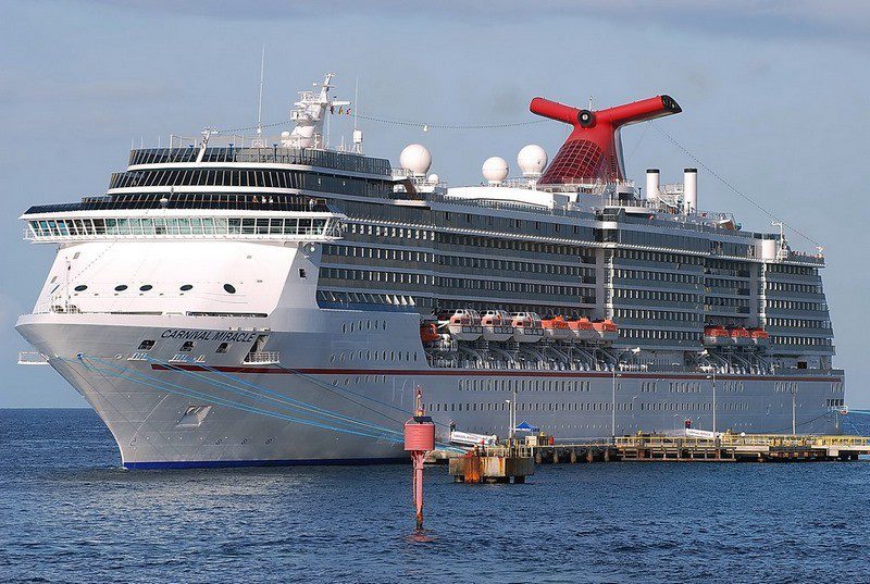 Carnival Miracle Undergoing Scheduled Drydock
