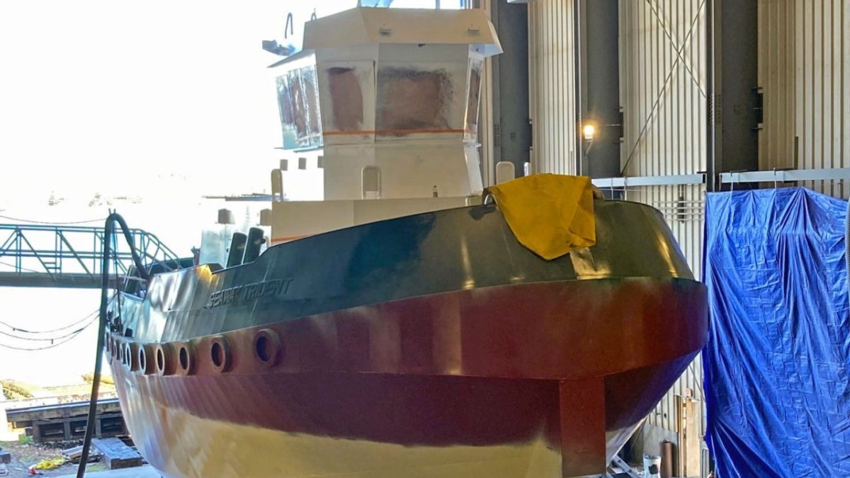 East Coast shipyard completes ice-strengthened tug