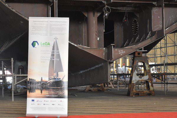 Keel Laying For A Zero Emission Passenger Sailing Ship