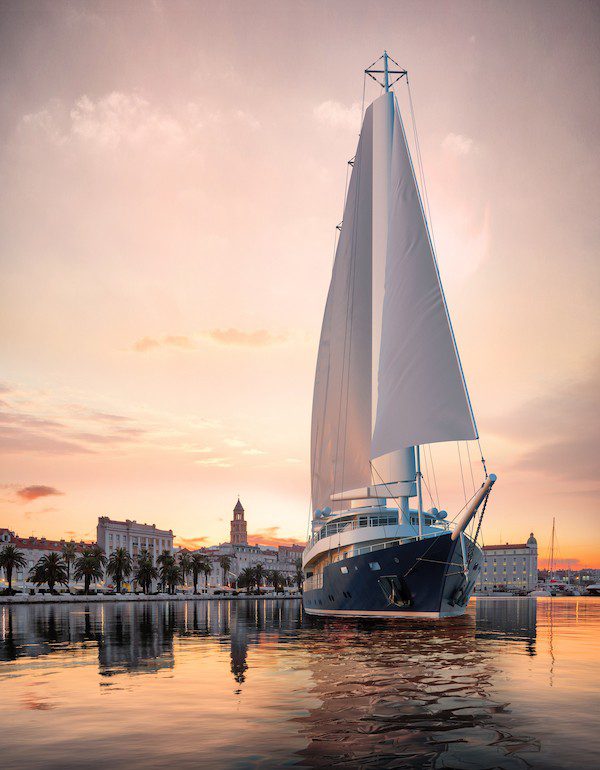 Keel Laying For A Zero Emission Passenger Sailing Ship