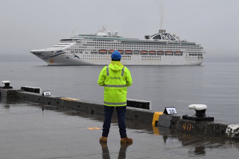 Pacific Explorer Calls at Hobart to Signal Restart of Cruising in Tasmania