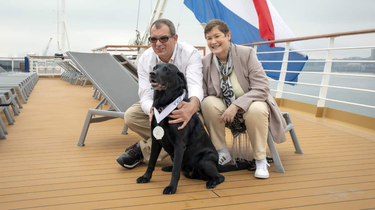 Service Dog Earns 700 Cruise Days With Holland America Line
