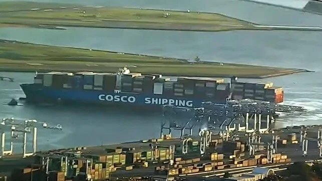 Video: Largest Ship Ever Docks in Boston After Port Upgrades