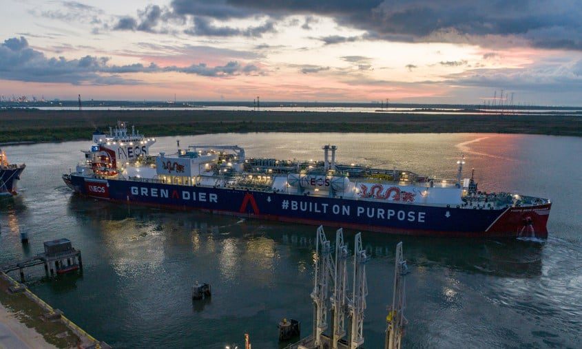 INEOS signs long-term time charter agreements with Pacific Gas for four 99,000 cubic metre Very Large Ethane Carriers (VLECs)