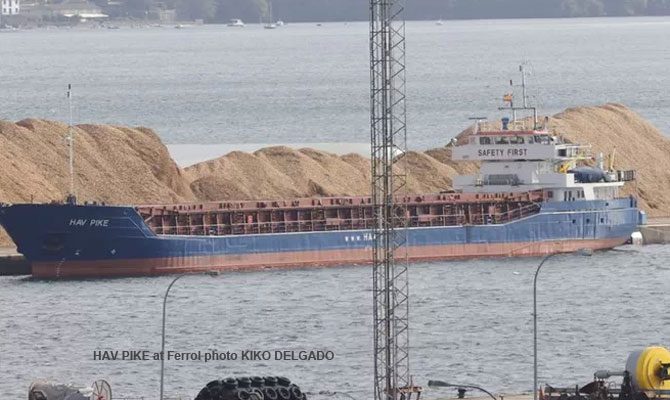 Norwegian freighter disabled north of Ferrol, towed to port
