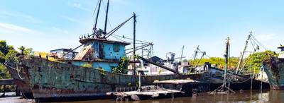 Brazil’s Haunting Graveyard of Ships Risks Environmental Disaster, Warns Activist Group