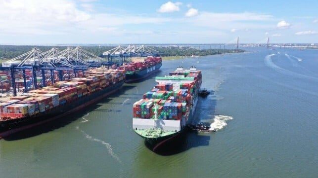 Charleston Claims Title of Deepest Harbor as East Coast Ports Expand