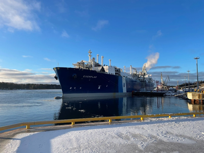 FSRU Exemplar Arrives in Finland FSRU Exemplar Arrives in Finland