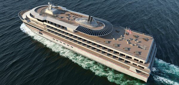 Hansen Designs Contemporary U.S. River Cruise Ship
