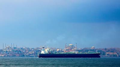 Oil Tankers Queue off Turkey as Price Cap on Russian Crude Kicks In