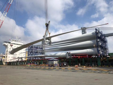 Protranser delivers wind turbine blades to Germany