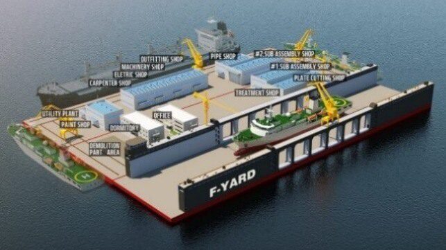 The Floating Shipyard Revisited: A Mobile, Modular Yard for Repairs