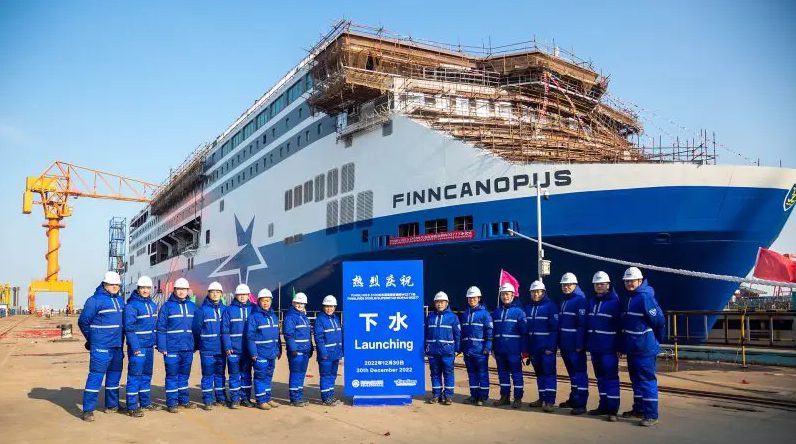 Finnlines’ second new Superstar passenger-freight vessel launched – ensures a more sustainable option for travel and transport of freight