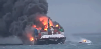 Alone, and on fire : X-Press Pearl continues to burn outside Colombo