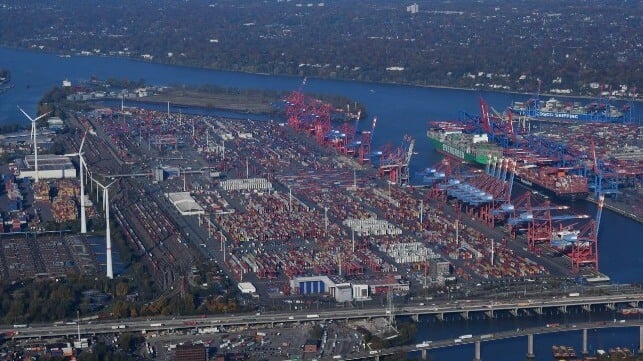 Hamburg Gets More Big Ships but /Economy Drive VolumeDown