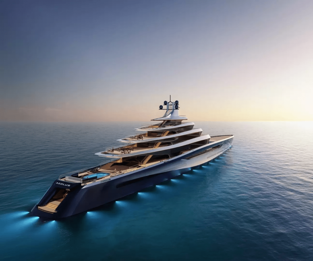 Oceanco unveils 131-metre superyacht design