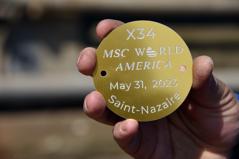 Coin Ceremony Held for MSC World America