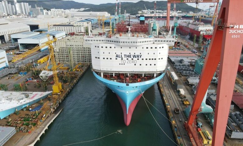 Asia-Europe tradelane set to welcome Maersk’s 16,000 teu methanol-fuelled ship