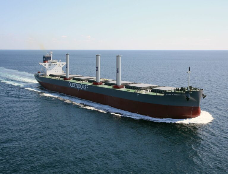 Oldendorff and Teck to fit bulker with rotor sails as part of decarbonization push