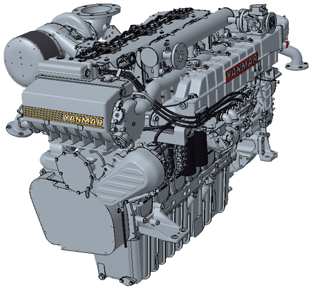 Yanmar starts developing hydrogen-fueled 4-stroke high-speed engine for coastal ships