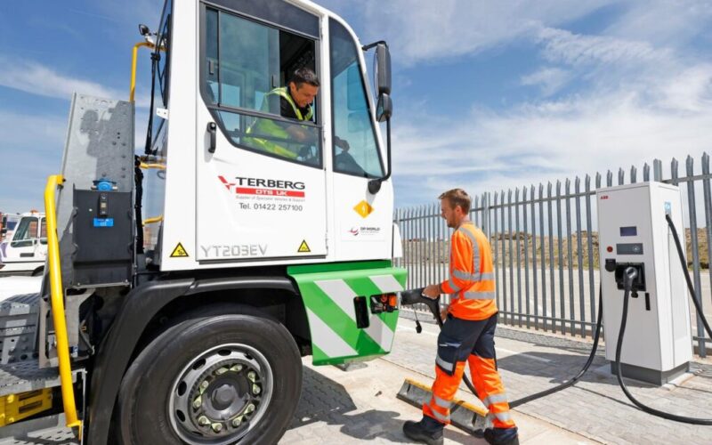 London Gateway Port transitions to clean energy sources. London Gateway Port transitions to clean energy sources.
