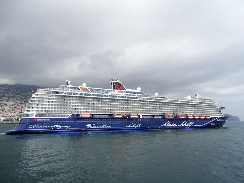 Mein Schiff 1 Crew Rescues Two People at Sea