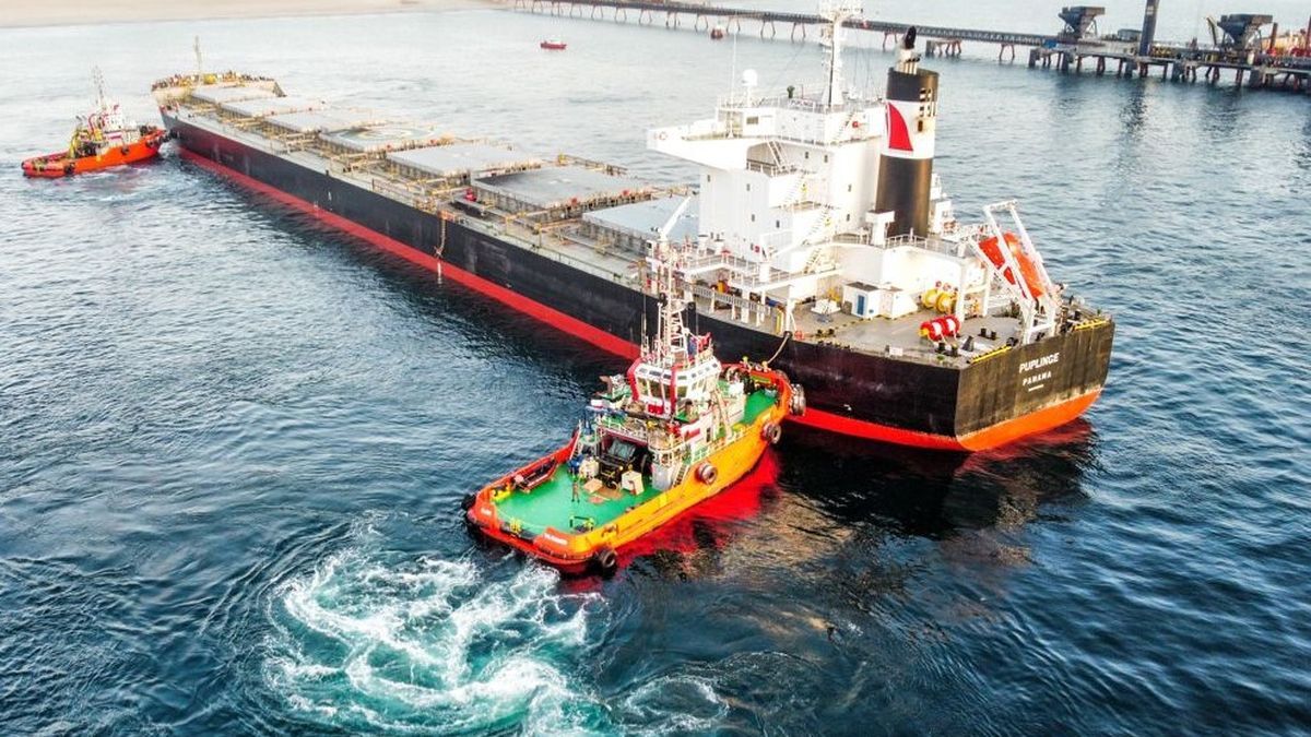 CPT Towage tugs assist a ship at a Latin American terminal source: (CPT Towage)