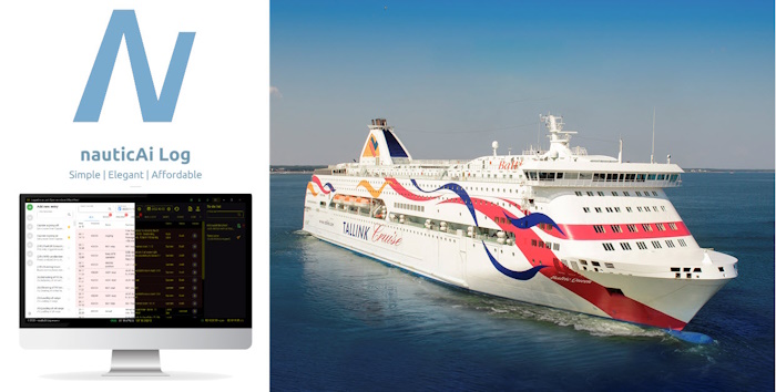 Tallink Grupp takes another step towards more sustainable vessel operations with nauticAi electronic logbooks
