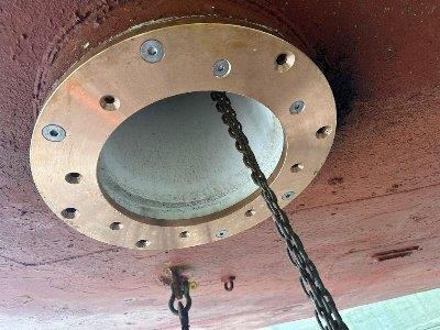 Thordon rudder bearing for research ship